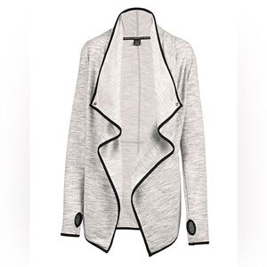 Sweatshirt/waterfall cardigan size M